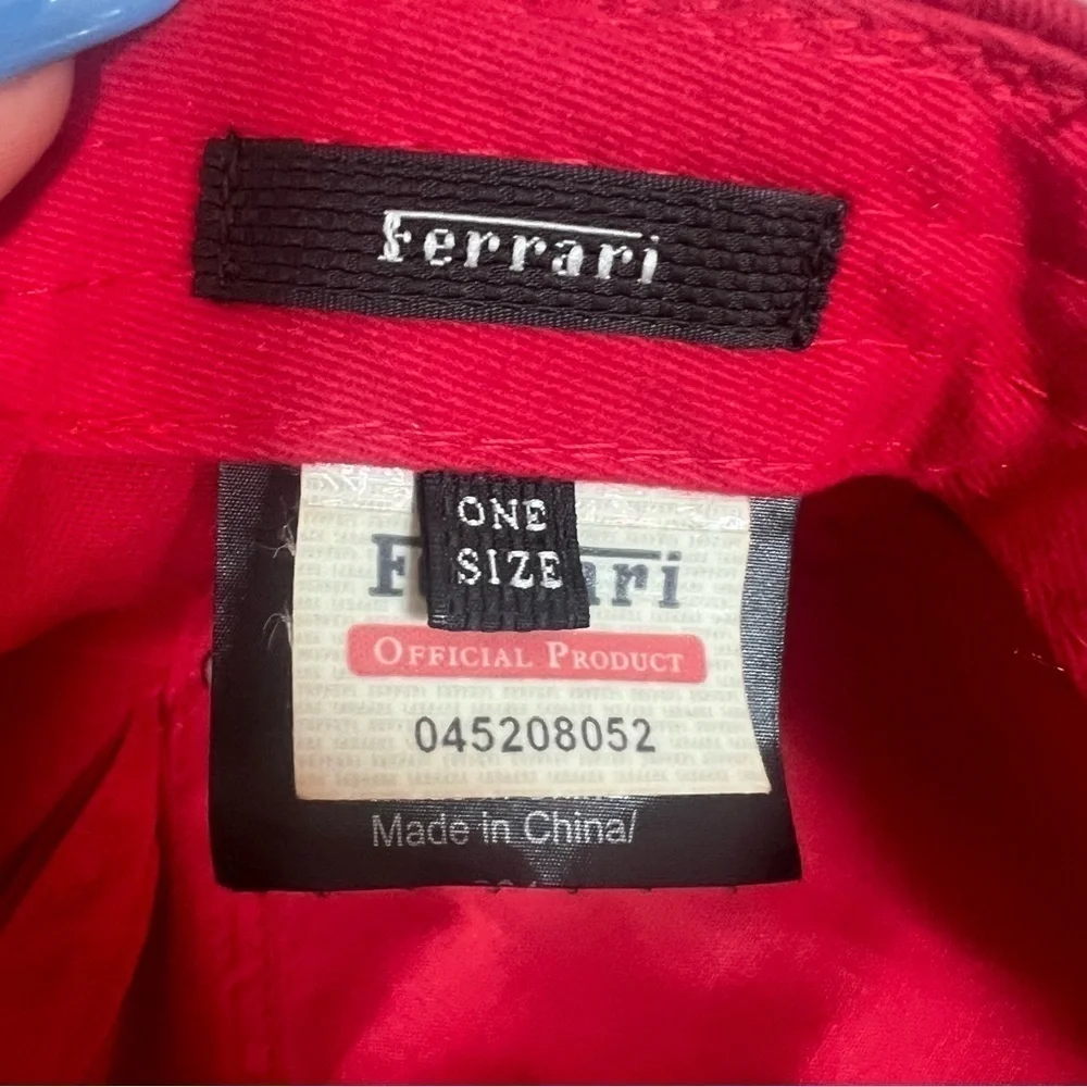 Ferrari kids hat